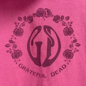 Pact Grateful Dead Hoodie Size XS Pink 100% Organic Cotton Sustainable Graphic